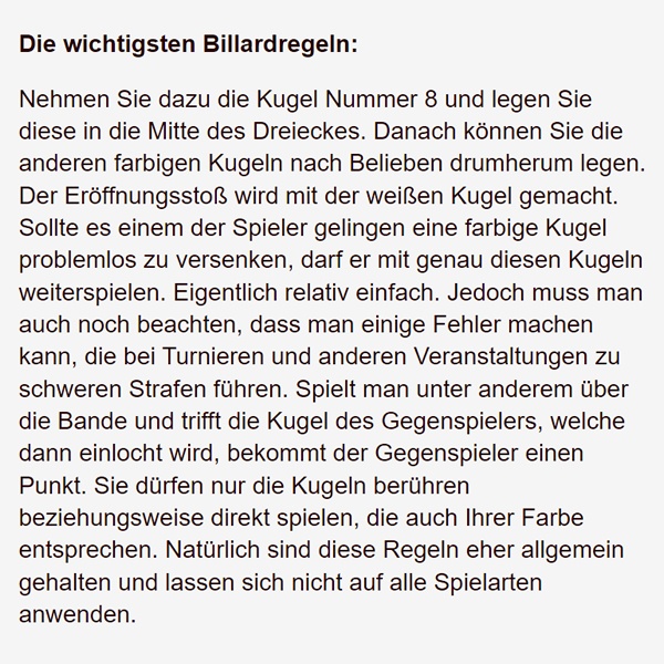 Billardkugeln aus  Zossen