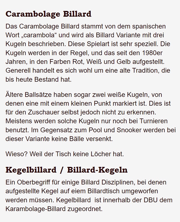 Billardtisch-9ft in  Niederkrüchten