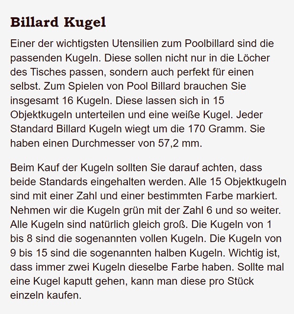 Billardtisch-Schieferplatten aus  Stuttgart
