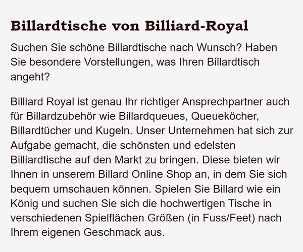 Hochwertige-Billard-Tische aus  Stuttgart